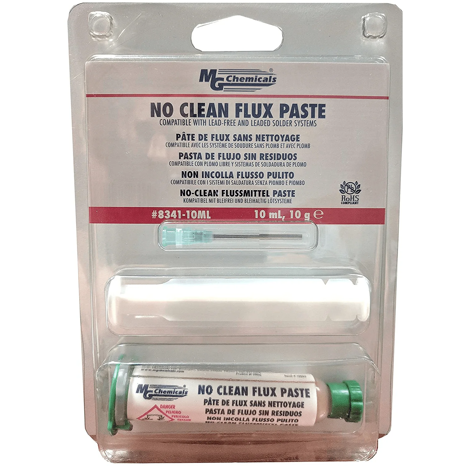 MG Chemicals 8341-10ML No Clean Flux Paste, 10ML Syringe - Image 2
