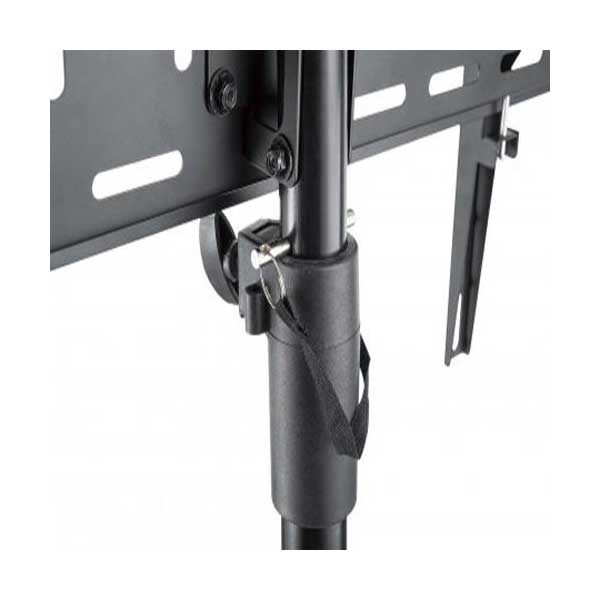 Manhattan 461412 Universal Tilting Adjustable Height Portable Tripod TV Mount (37" to 70", Black) - Image 3