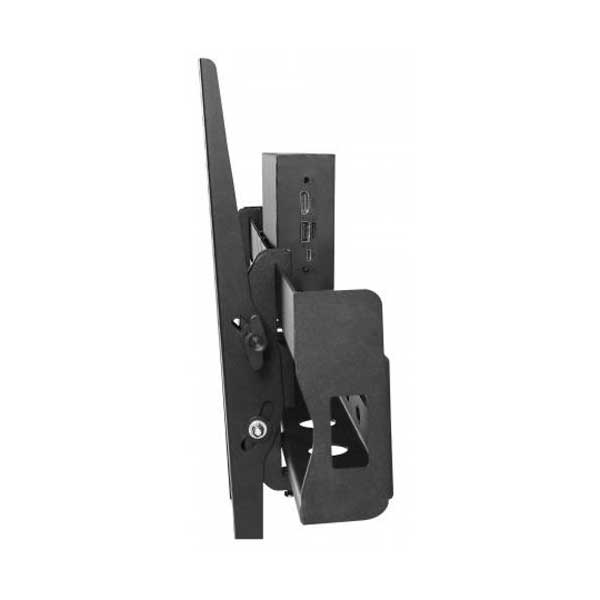 Manhattan 461467 Universal Tilting Flat-Panel TV Wall Mount with Storage Area (37" to 70", Black) - Image 3