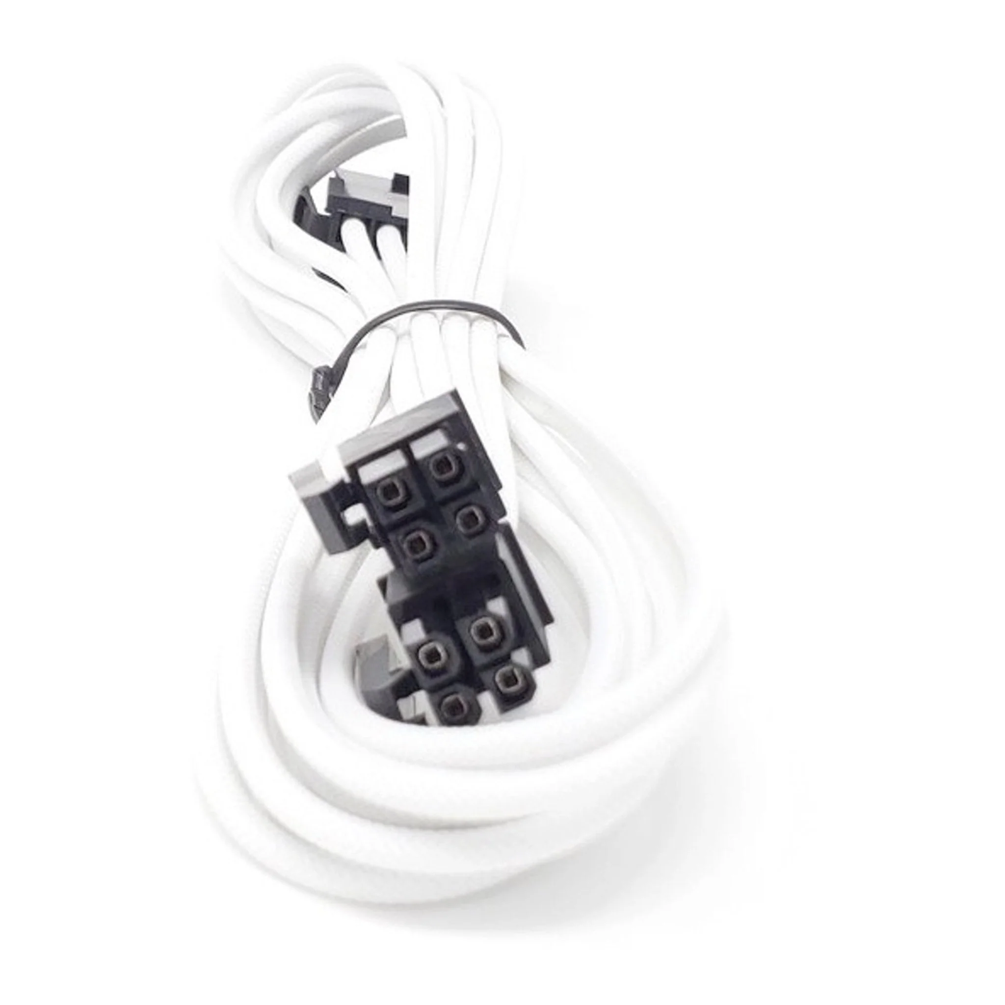 Micro Connectors F04-240W-KIT White Premium Sleeved PSU Cable Extension Kit - Image 3