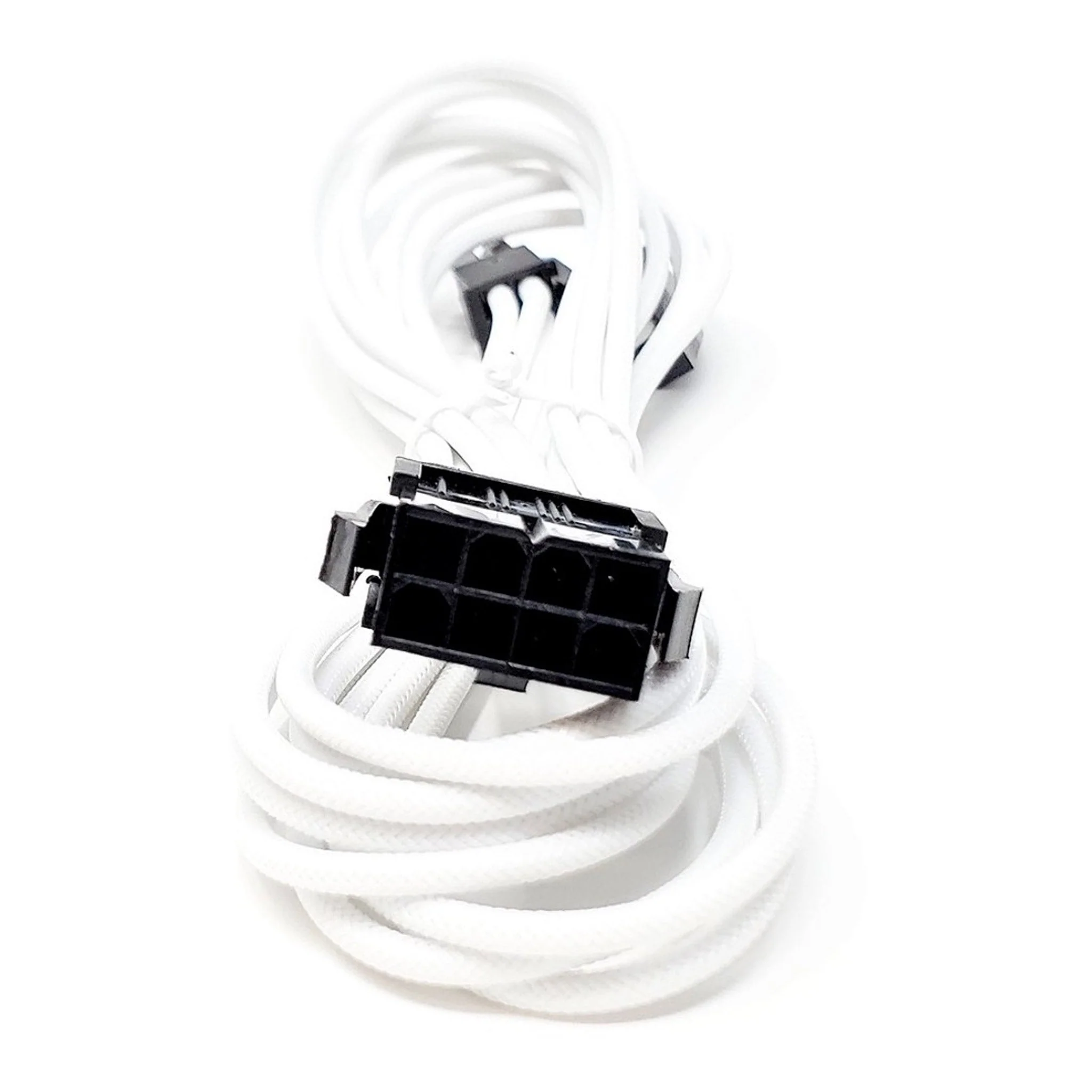 Micro Connectors F04-240W-KIT White Premium Sleeved PSU Cable Extension Kit - Image 4