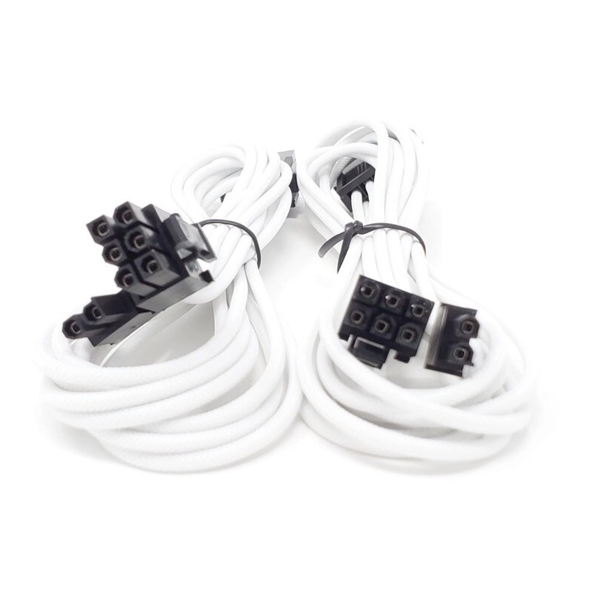 Micro Connectors F04-240W-KIT White Premium Sleeved PSU Cable Extension Kit - Image 5