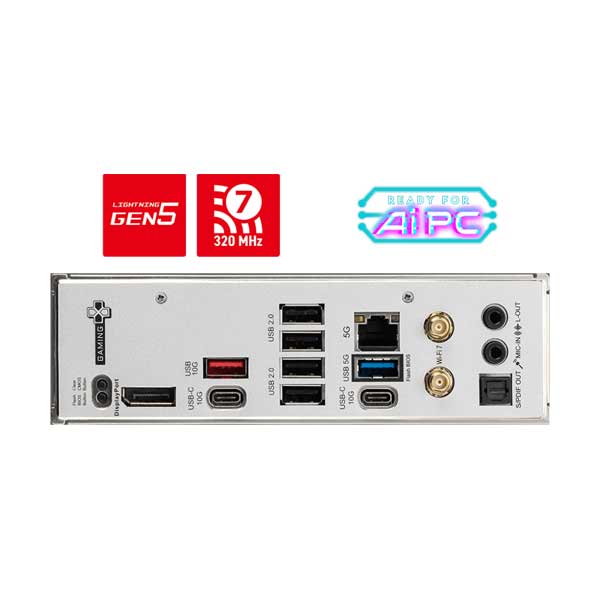 MSI B850 GAMING PLUS WIFI AMD AM5 ATX Gaming Desktop Motherboard - Image 2