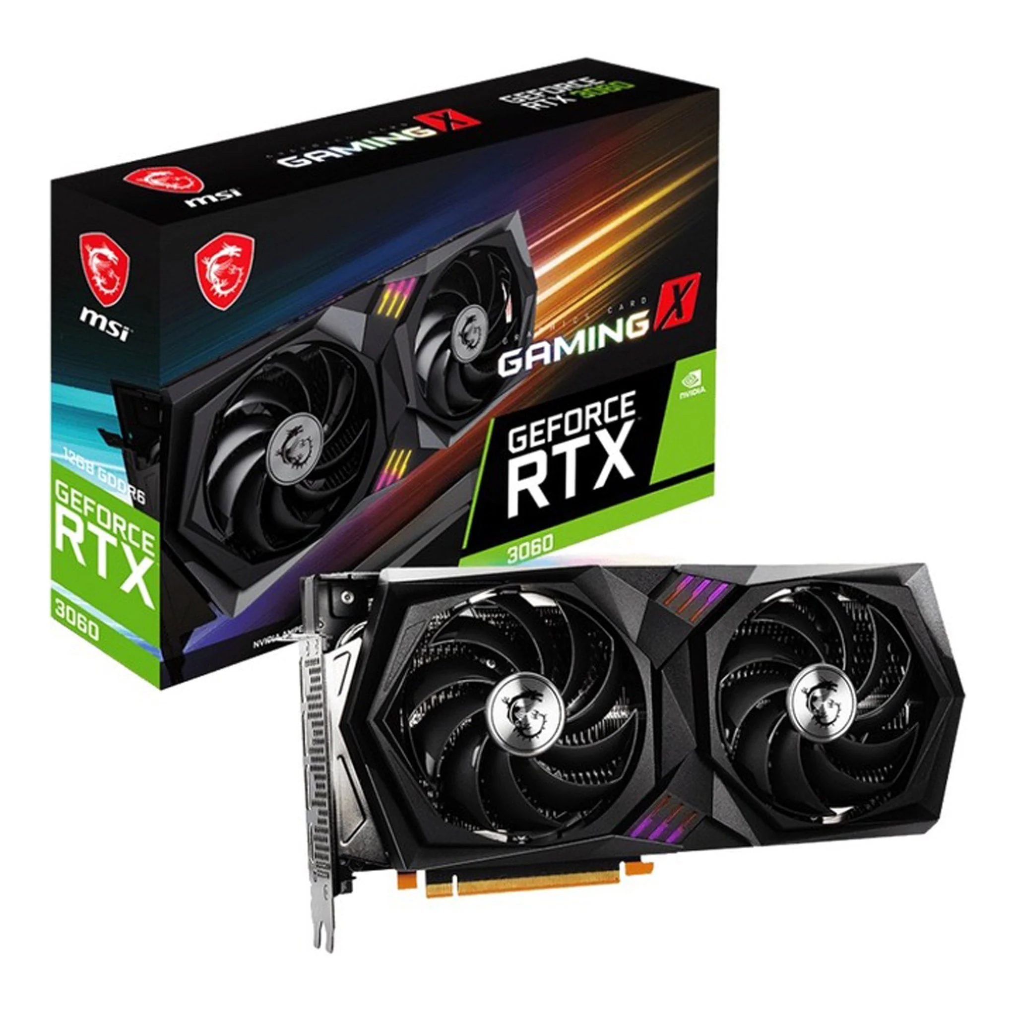 MSi G3060GX12 12GB GDDR6 NVIDIA GeForce RTX 3060 Graphic Card