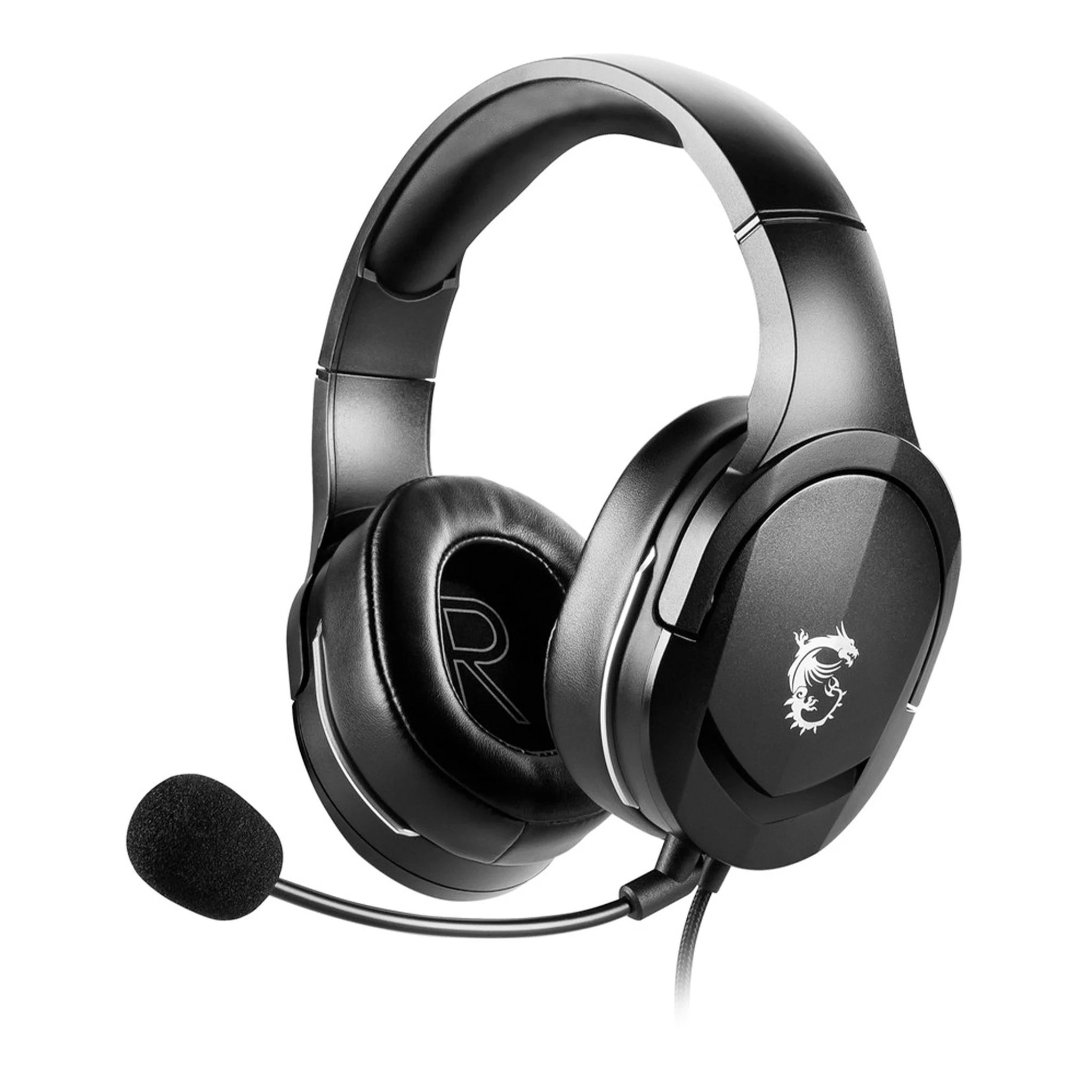 MSI IMMERSE GH20 Gaming Headset with Microphone - Black - Image 2