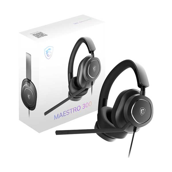 MSI MAESTRO 300 Gaming Gear Stereo Headset - Wired USB-C - Image 2