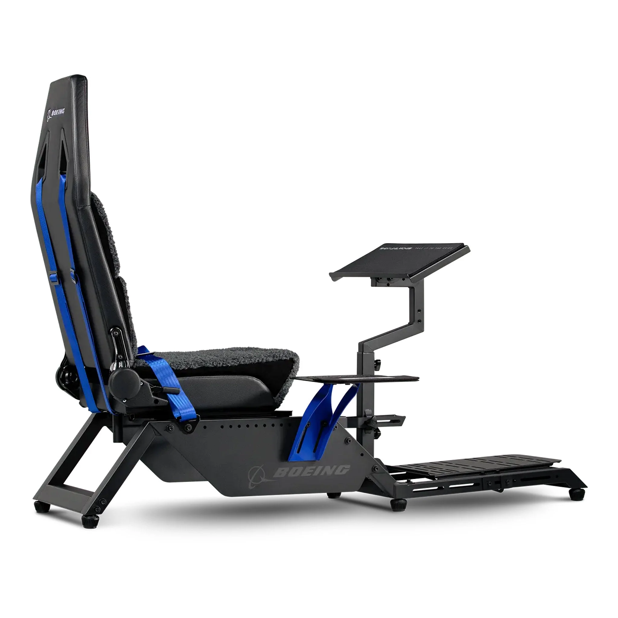 Next Level Racing NLR-S027 Flight Simulator Cockpit Chair Boeing Commercial Edition - Blue - Image 2