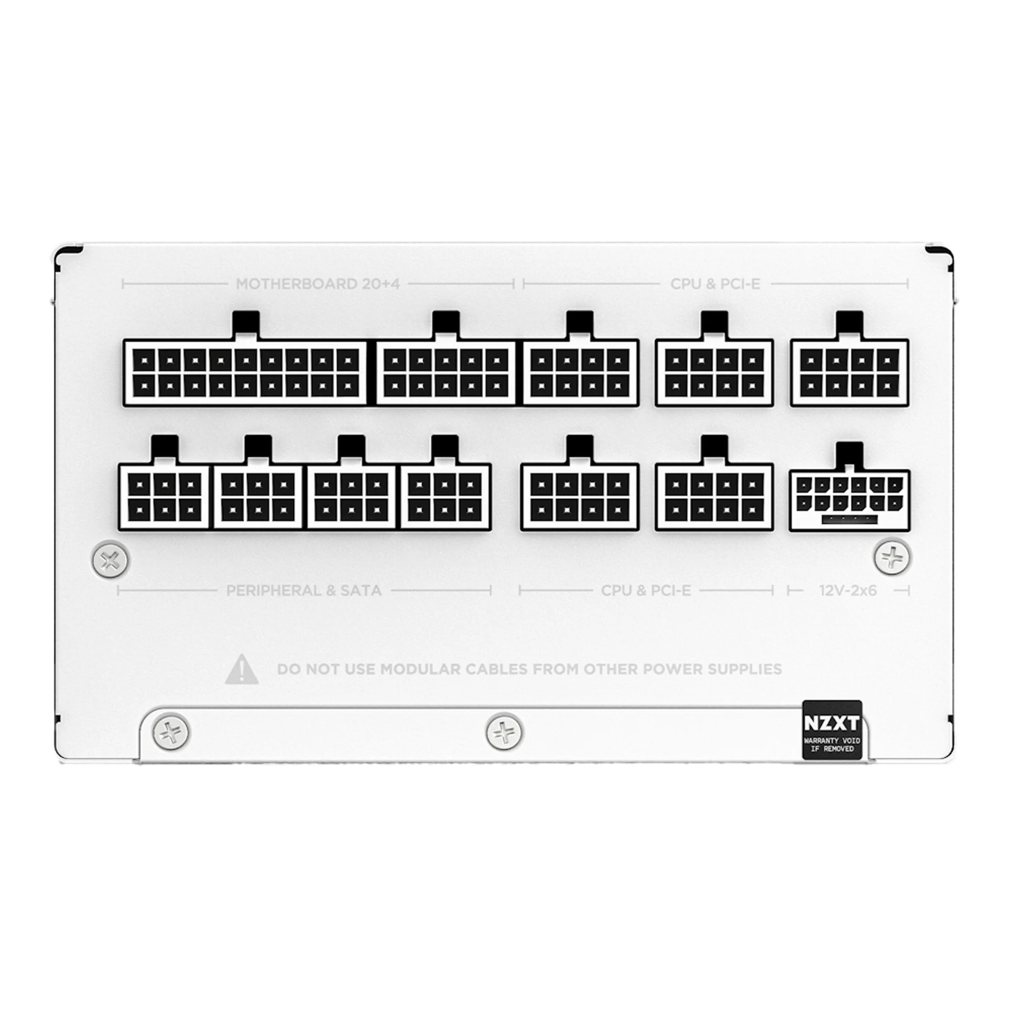 NZXT PA-8G2BW-US C850 Gold ATX 3.1 850 Watt 80 PLUS Gold Fully Modular PSU - White - Image 3