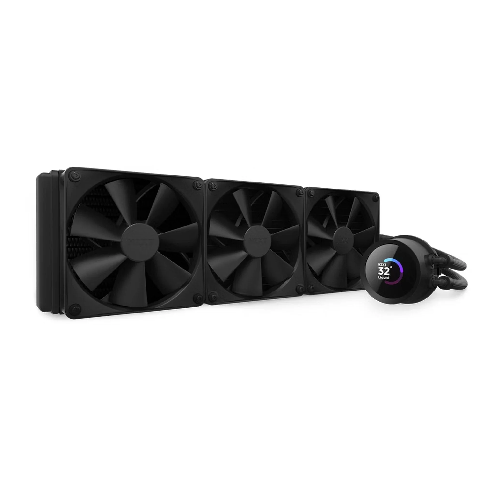 NZXT RL-KN360-B1 Kraken 360 AIO 360mm Liquid Cooler with LCD Display