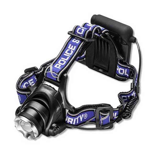 Police Security 99434 Blackout High Lumen LED Headlamp