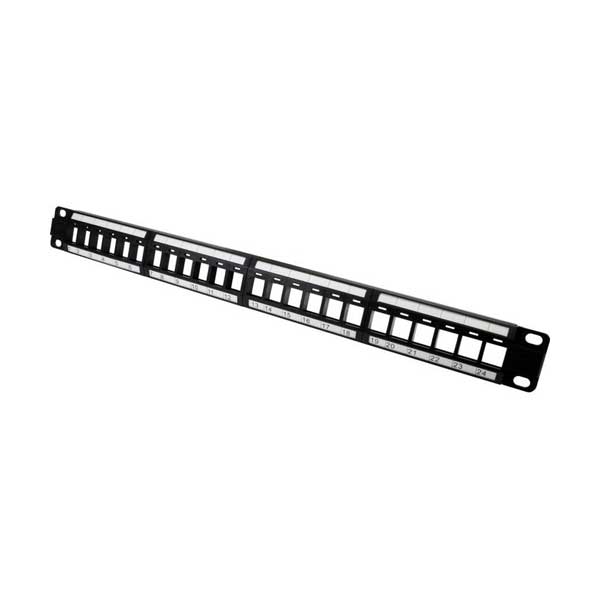 Quest Technology KBPP24 24-Port 1U Unloaded High-Density Patch Panel