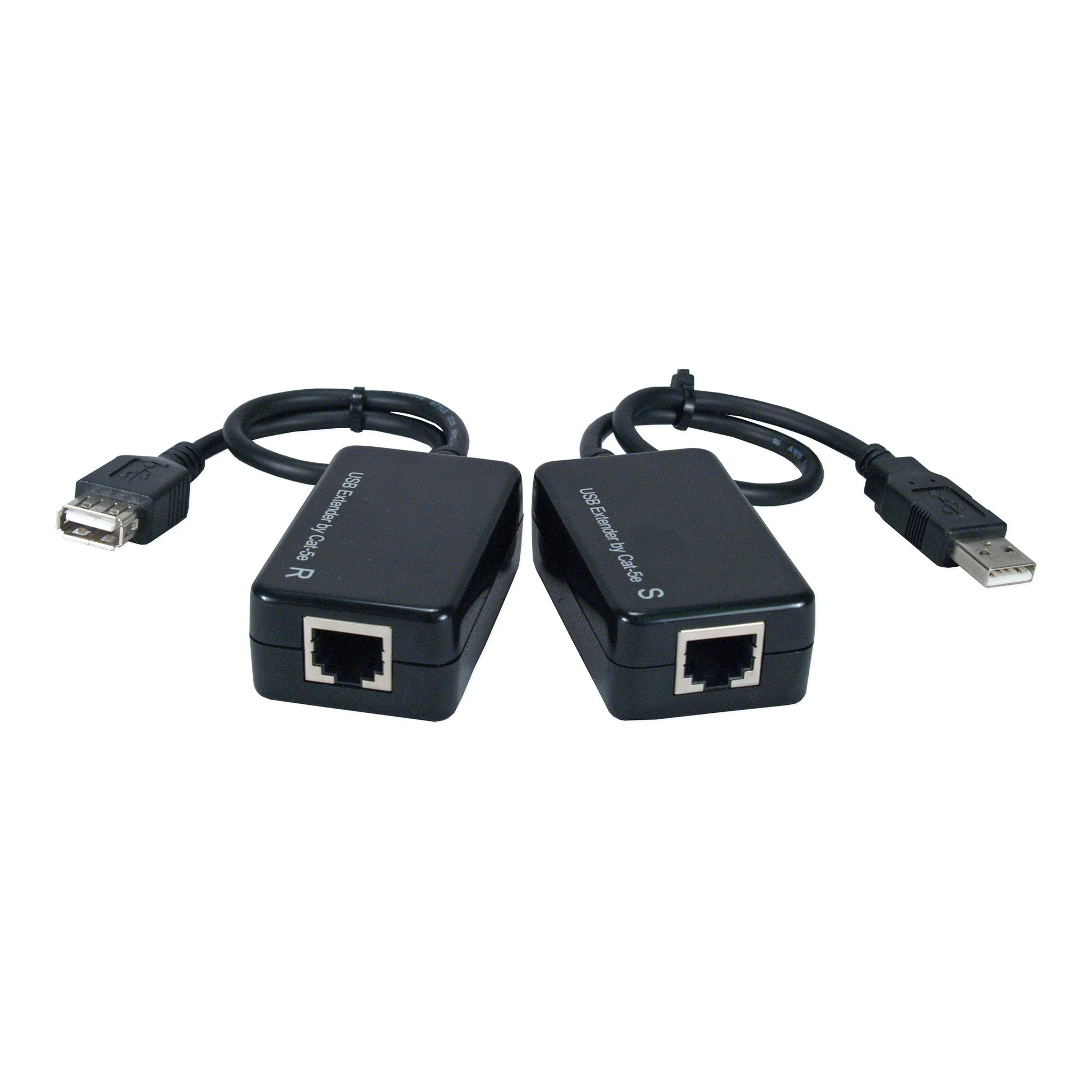 QVS USB-C5 USB CAT5/6 Active Repeater for Up to 165ft