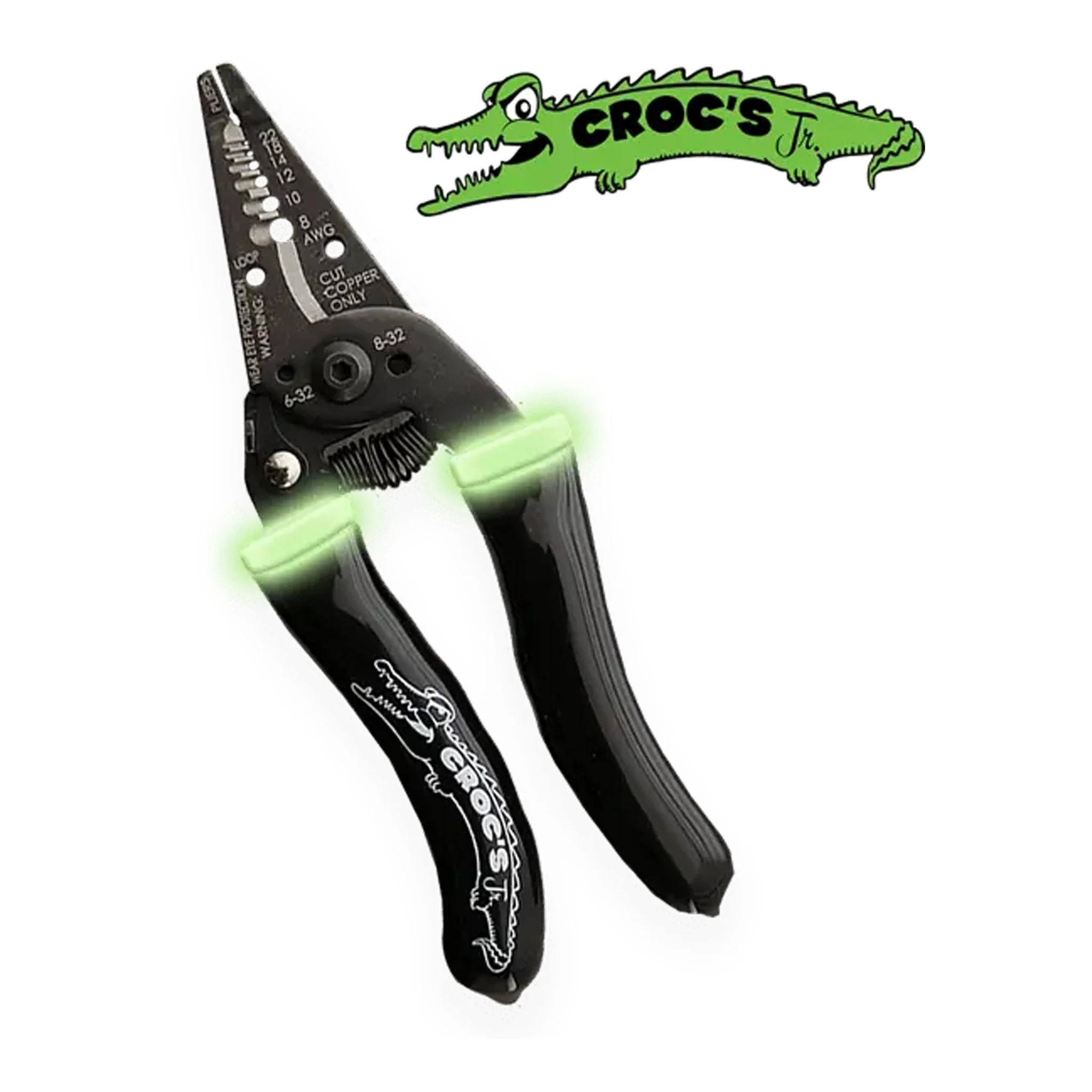 Rack-A-Tiers 47002 8~22AWG Croc’s Jr. Needle Nose Wire Strippers - Image 2