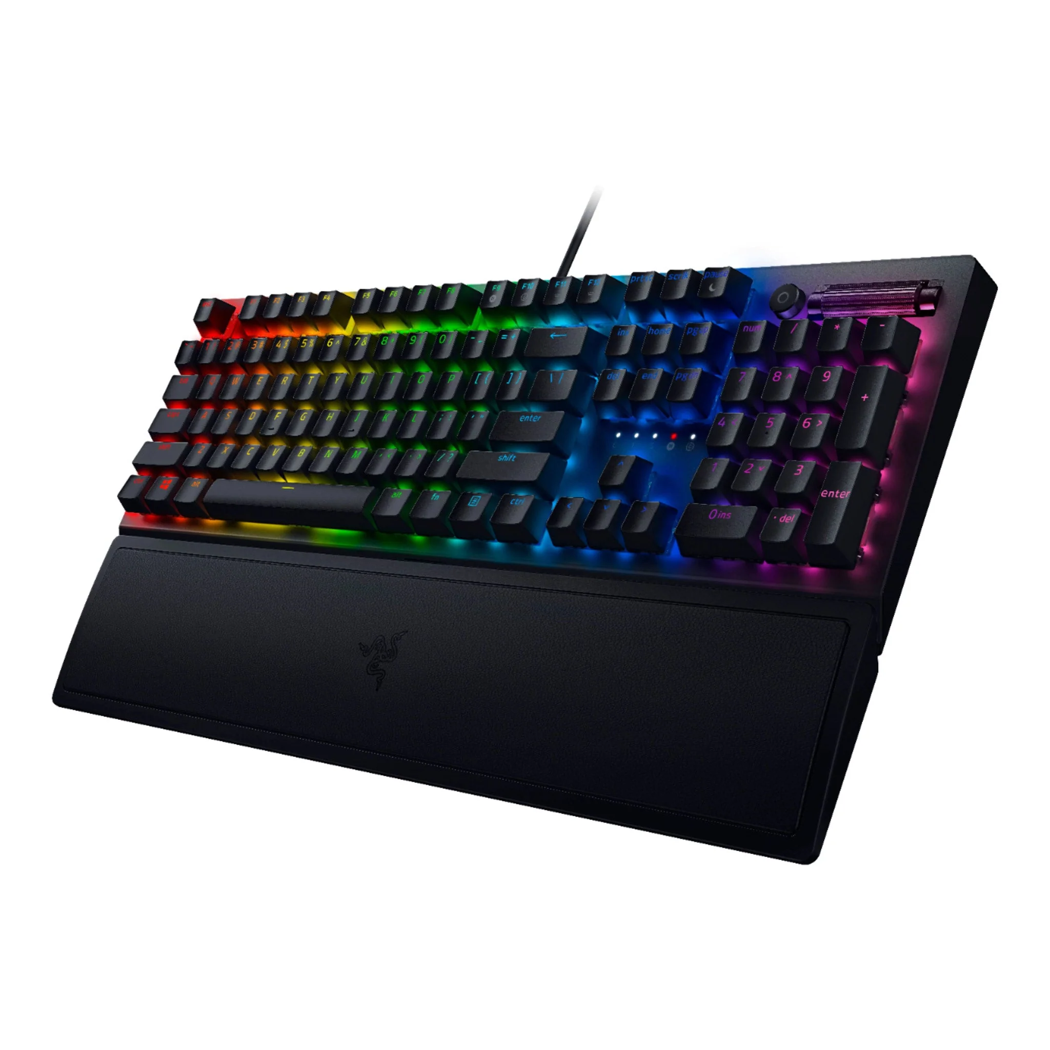 Razer RZ03-03540200-R3U1 BlackWidow V3 Green Mechanical Switch Black Wired Gaming Keyboard