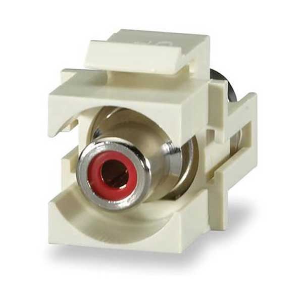 RCA FEED THRU RED JACK W/BLACK