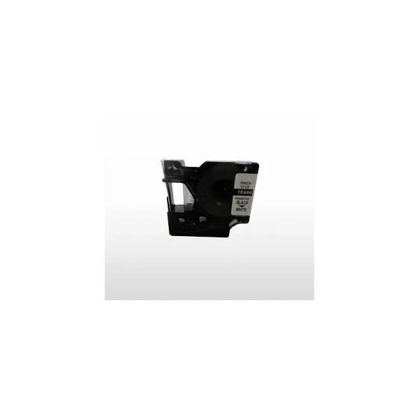 DYMO Rhino 18444 1/2" Vinyl Label Tape, Black On White, IND, 18FT