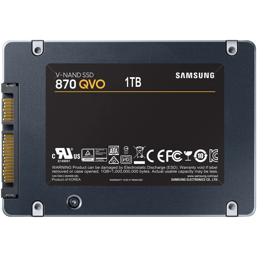 Samsung MZ-77Q1T0B/AM 1TB 2.5in 870 QVO SATA III Internal V-NAND SSD - Image 7