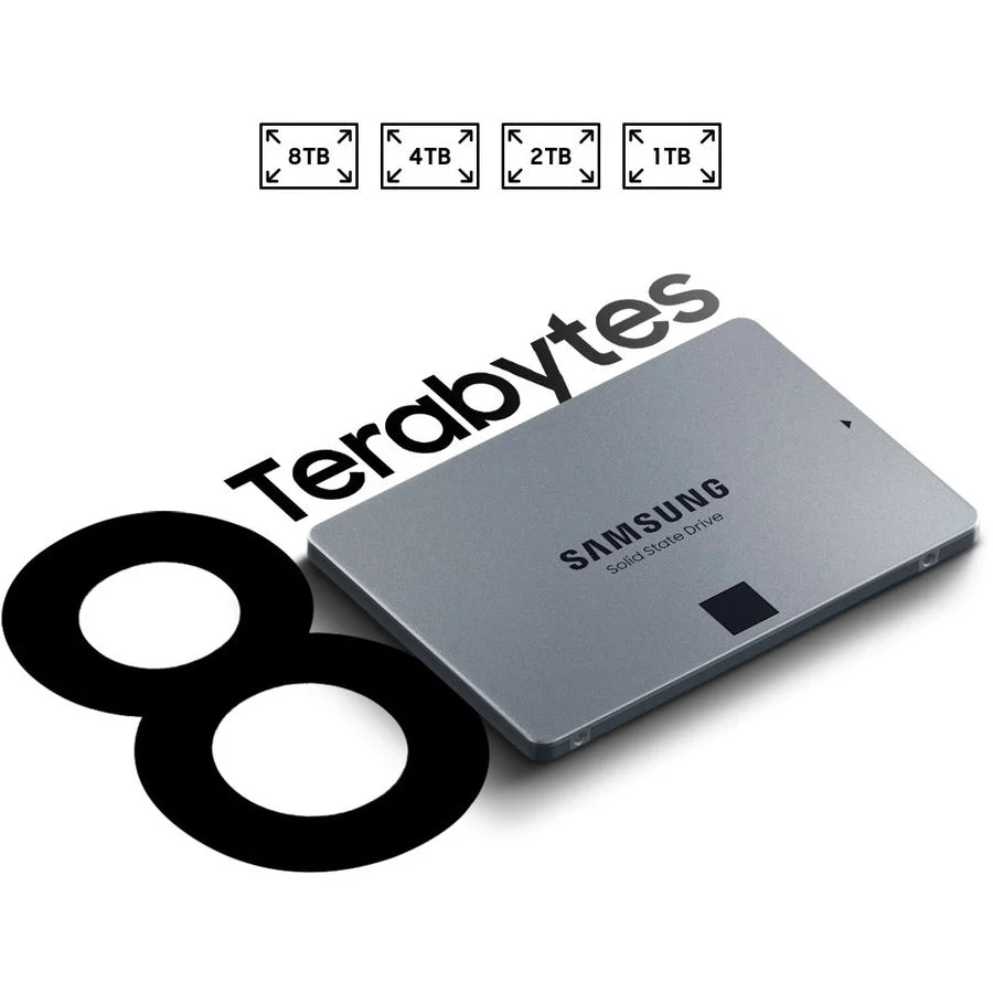 Samsung MZ-77Q1T0B/AM 1TB 2.5in 870 QVO SATA III Internal V-NAND SSD - Image 8
