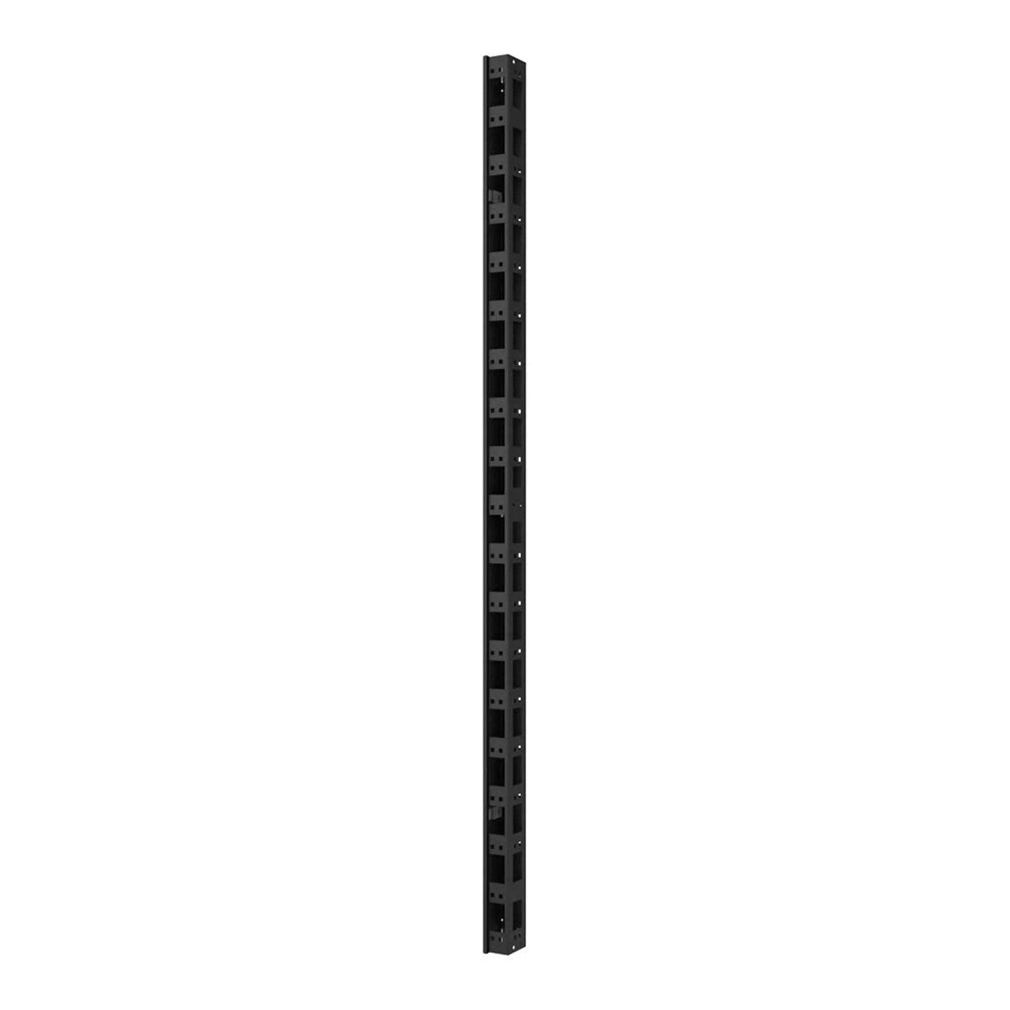 SERRACK STV-VORG 142 42U Vertical Metal Cable Organizer - Black - Image 4