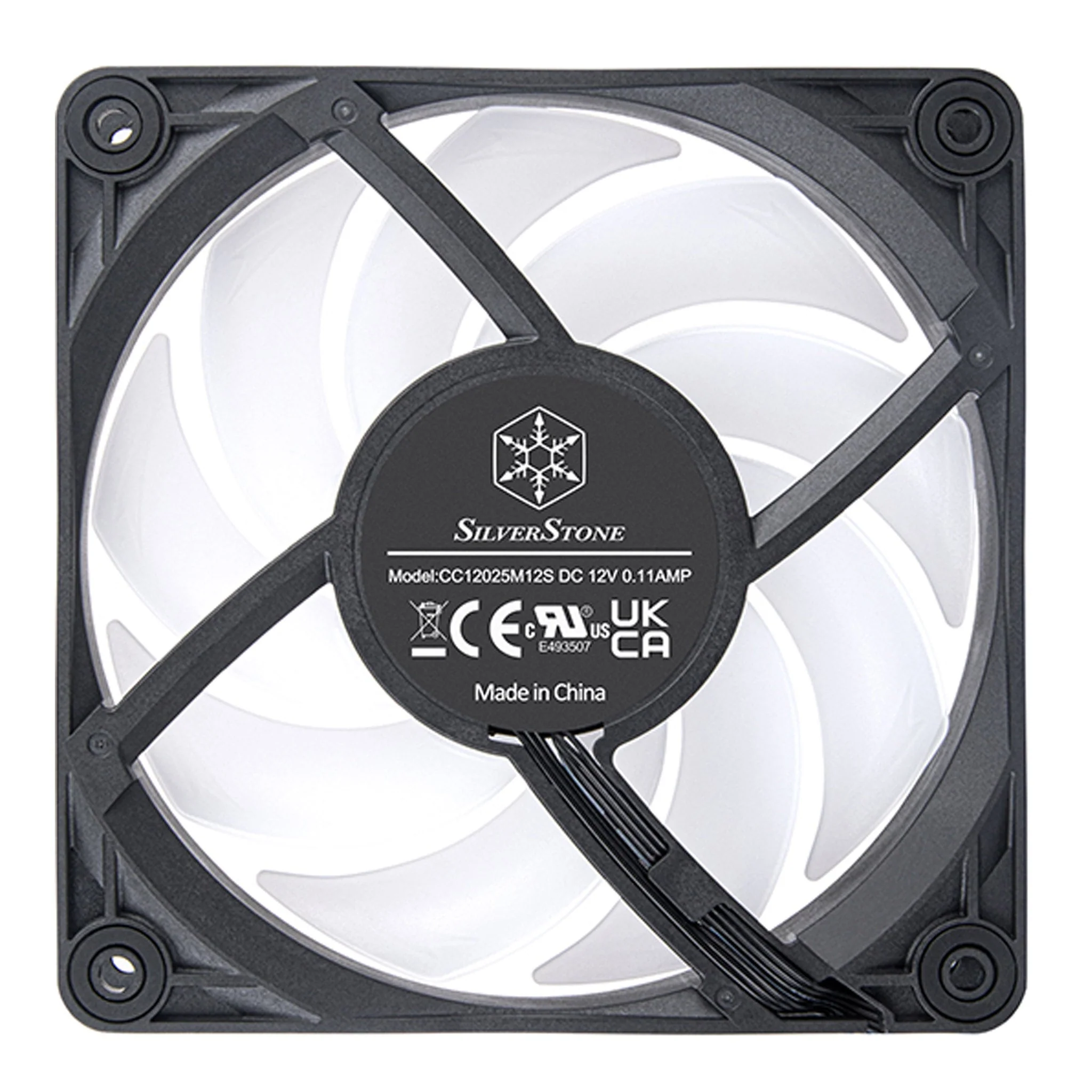 SilverStone VS120B-ARGB-3PK Performance Enhanced VISTA 120mm PWM ARGB Fan - 3-Pack - Image 4