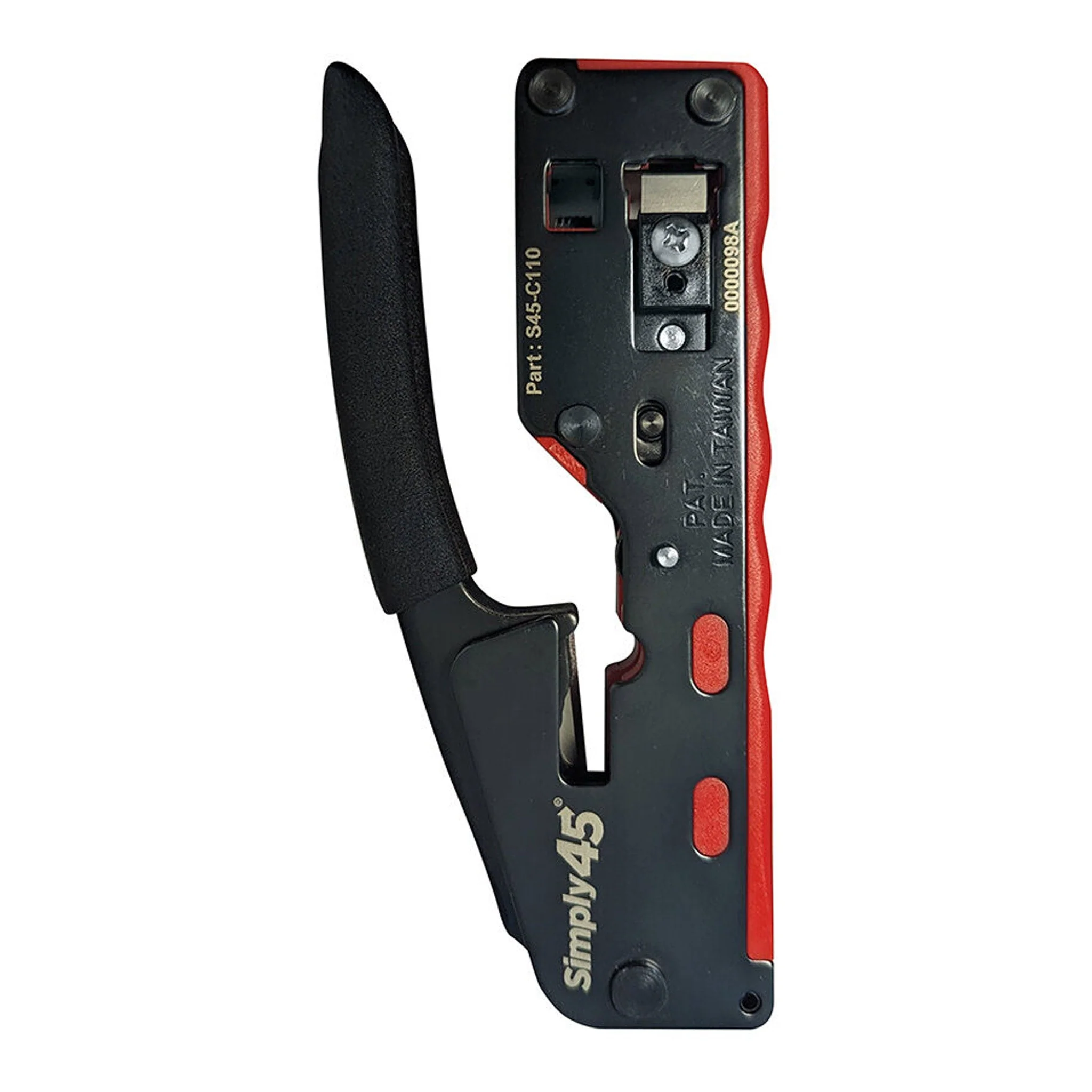 Simply45 S45-C110 Installer Series Dual Cavity Crimp Tool for RJ45/RJ11/RJ12