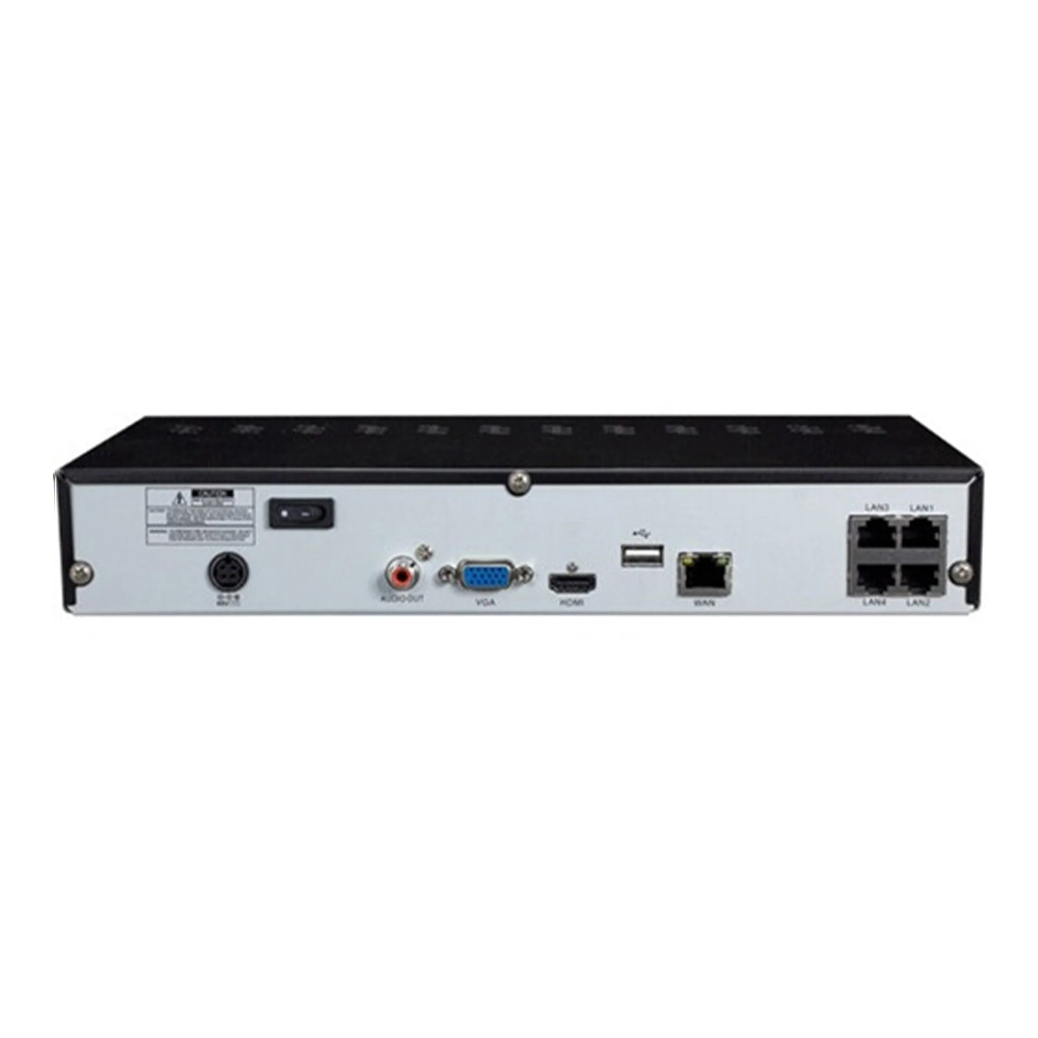 Speco Technologies ZIPK4N1 4CH 8MP H.265 NVR with 1TB HDD & 4x 5MP 2.8mm Night Vision Turret Cameras - NDAA - Image 2