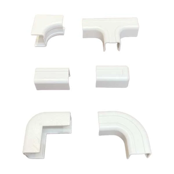 SR Components 3/4" Raceway Connectors Combo Pack - White (75CPW)