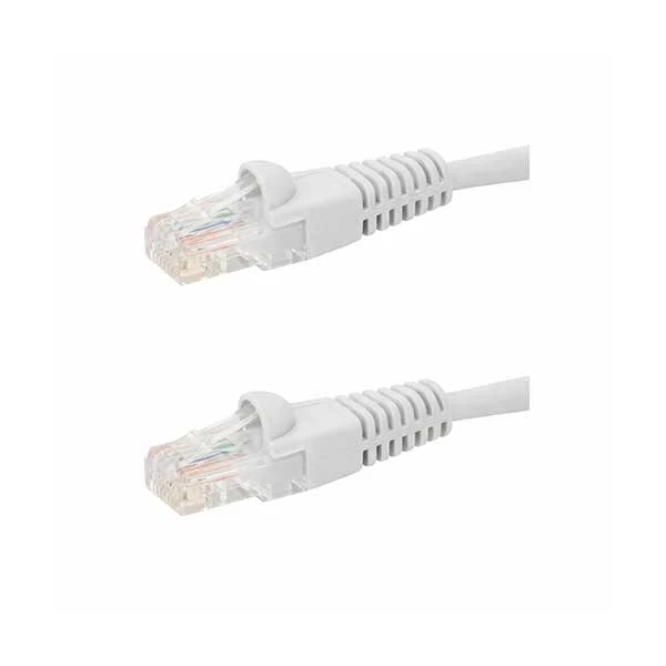 SR Components CAT 6 Network Patch Cable with Boots | White | 3ft | 10 Pack | C6UAW-03-10PK