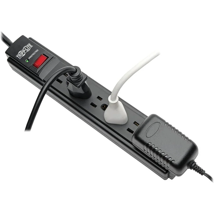 Tripp Lite Surge Protector Power Strip 6 Outlet 15 ft Cord Black 790 J - Image 3