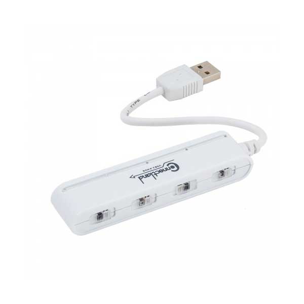 SYBA CL-U2MNHUB-4W Ultra Slim USB 2.0 4-Port Hub with ON/OFF Switch for Each Port - Image 2