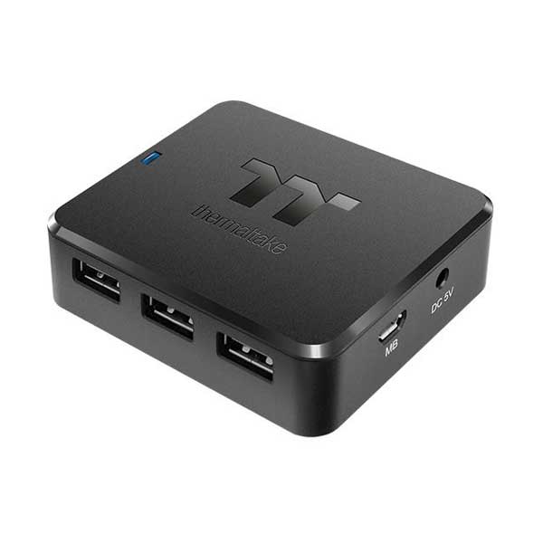 Thermaltake PS-ACC-IU2H00R-2 H200 Internal USB Hub plus with Dedicated SATA Power Cable and Built-In Magnets