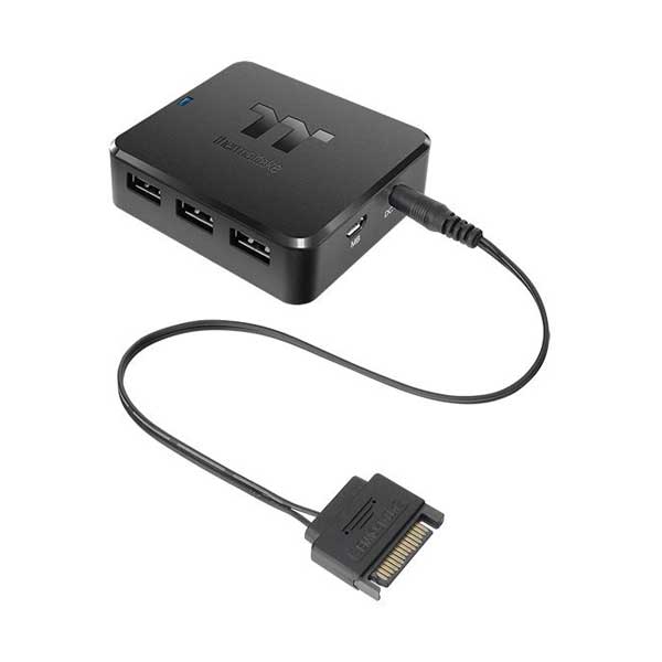 Thermaltake PS-ACC-IU2H00R-2 H200 Internal USB Hub plus with Dedicated SATA Power Cable and Built-In Magnets - Image 5