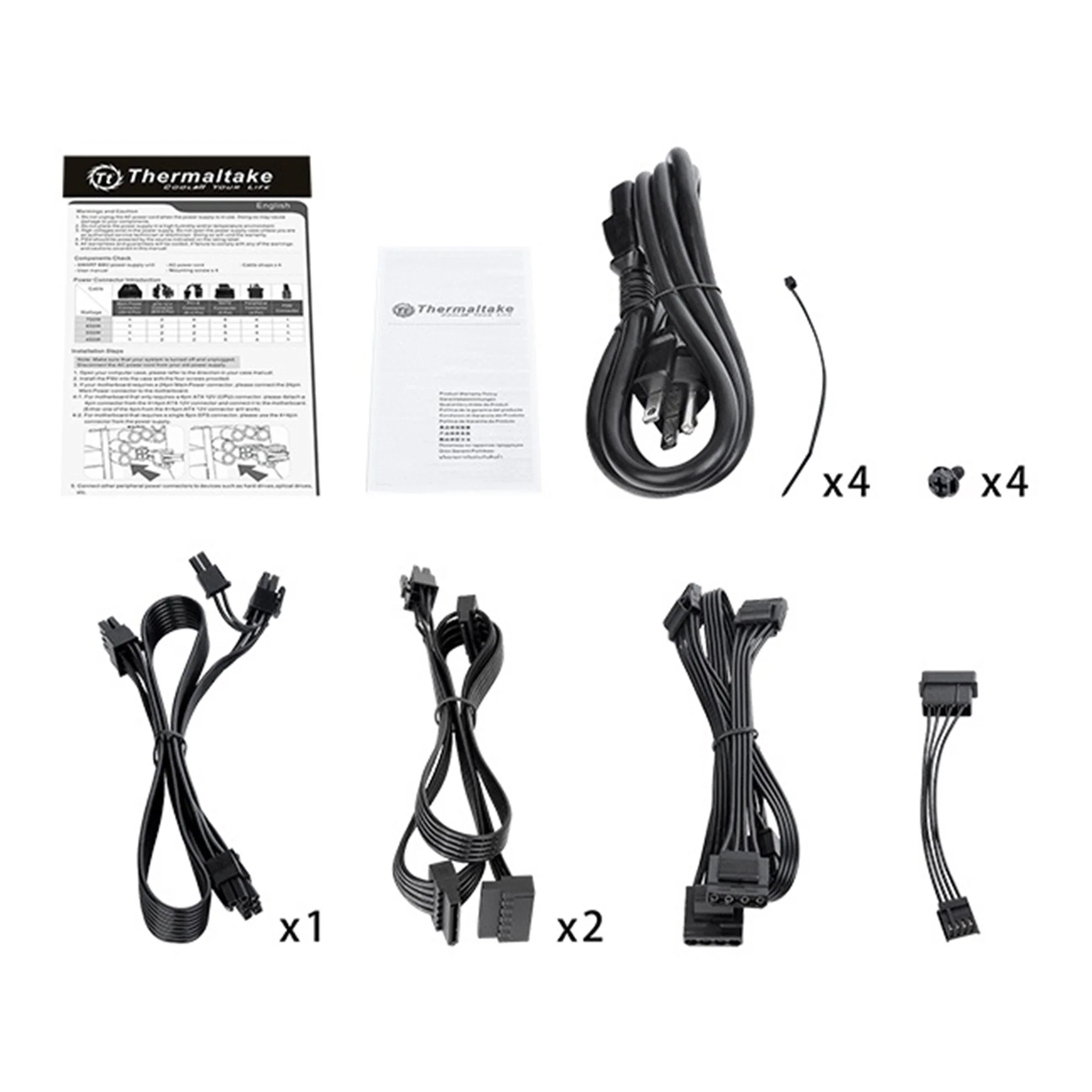 Thermaltake PS-SPD-0550MNFABU-1 550W 80PLUS Bronze Smart BM2 Semi Modular Power Supply - Image 6