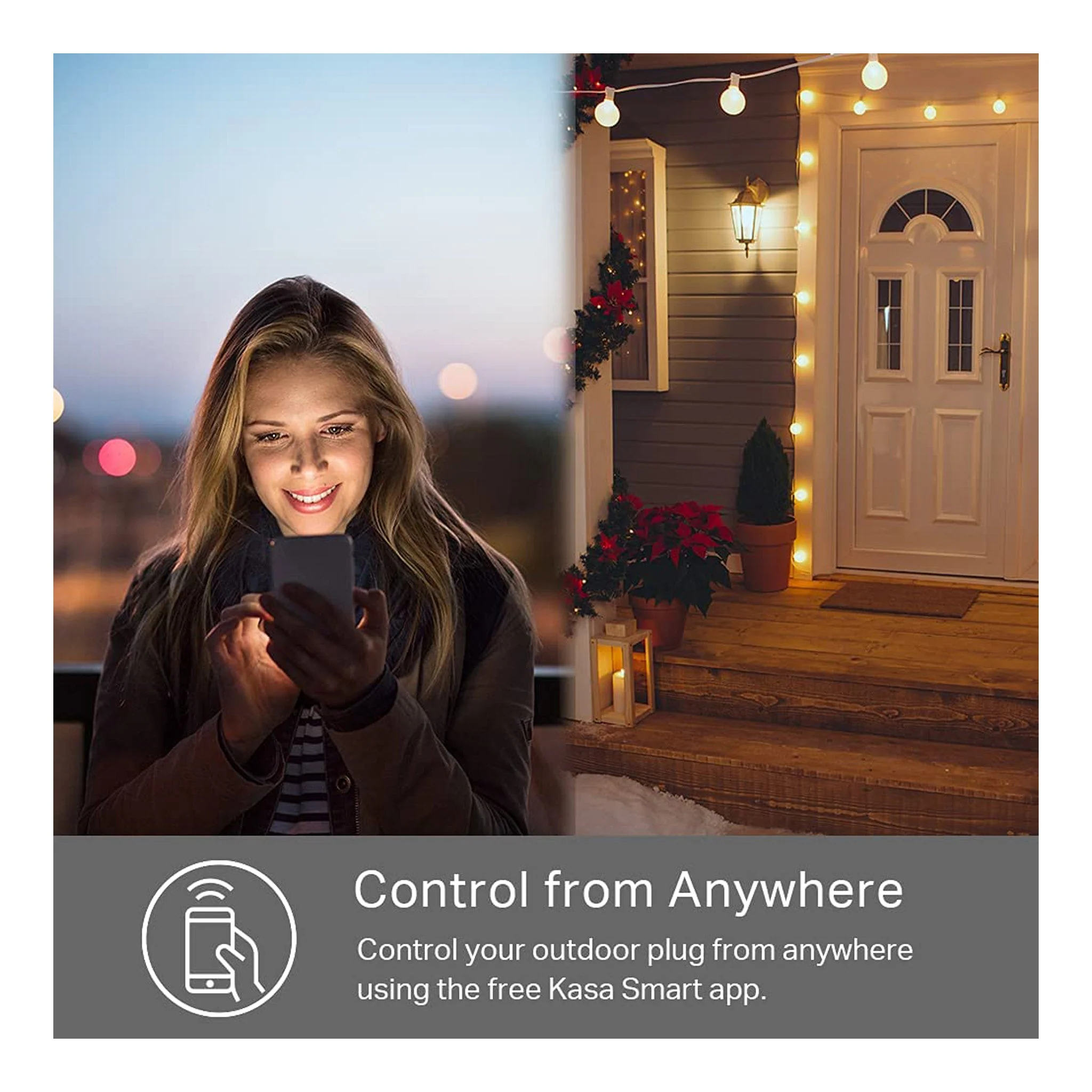 TP-Link EP40 2-Outlet Kasa Smart Wi-Fi Outdoor Plug - Image 6