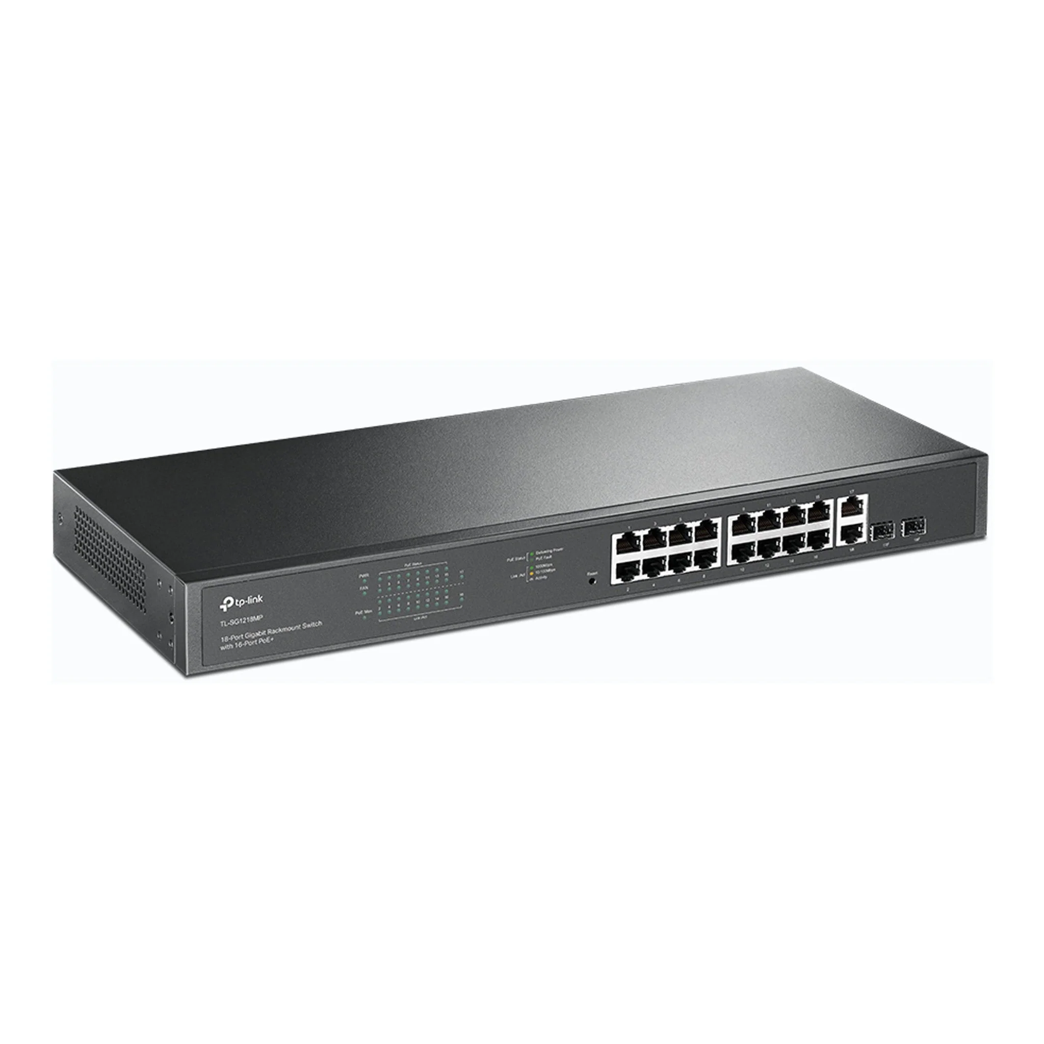 TP-Link TL-SG1218MP 16-Port PoE+ Gigabit Rackmount Switch - Image 2