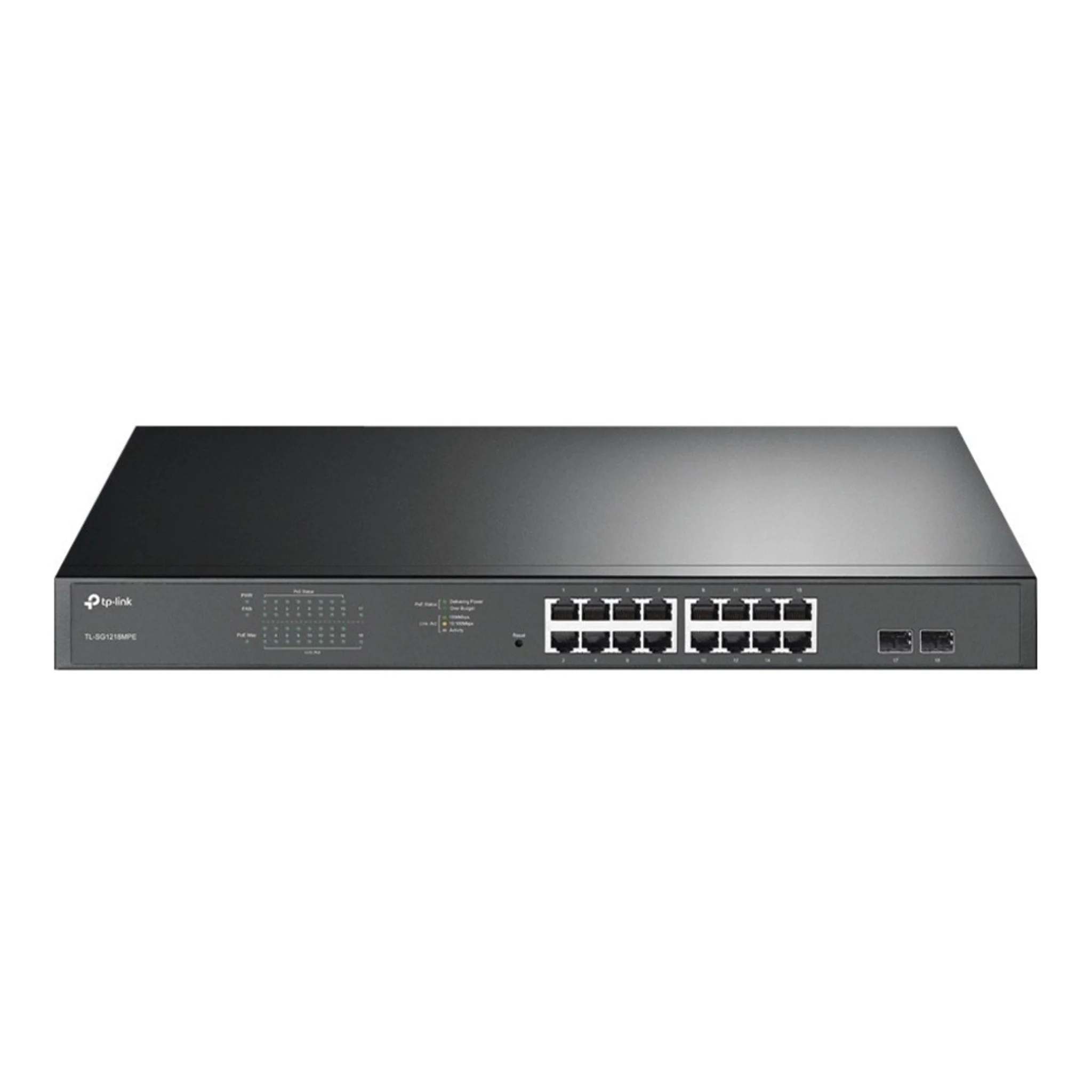 TP-Link TL-SG1218MPE 16-Port JetStream Easy Smart PoE/PoE+ Gigabit Switch