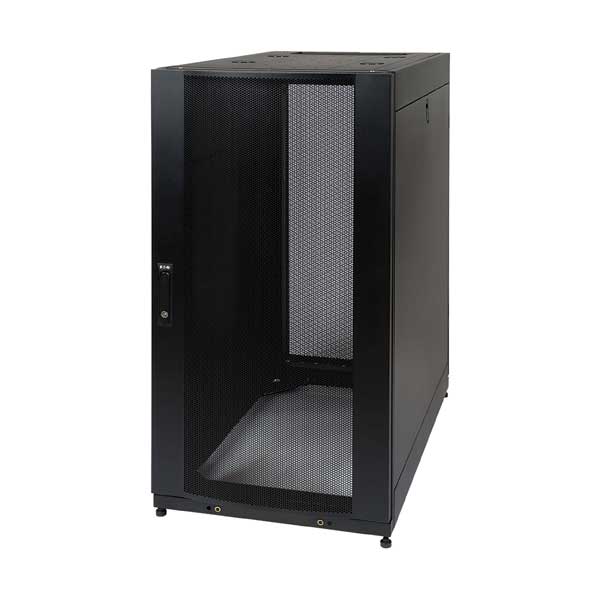 Tripp Lite 25U Rack Enclosure Server Cabinet w Doors & Sides 3000lb Capacity