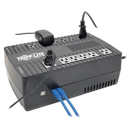 Tripp Lite AVR900U 900VA 480W UPS Desktop Battery Back Up - Image 2
