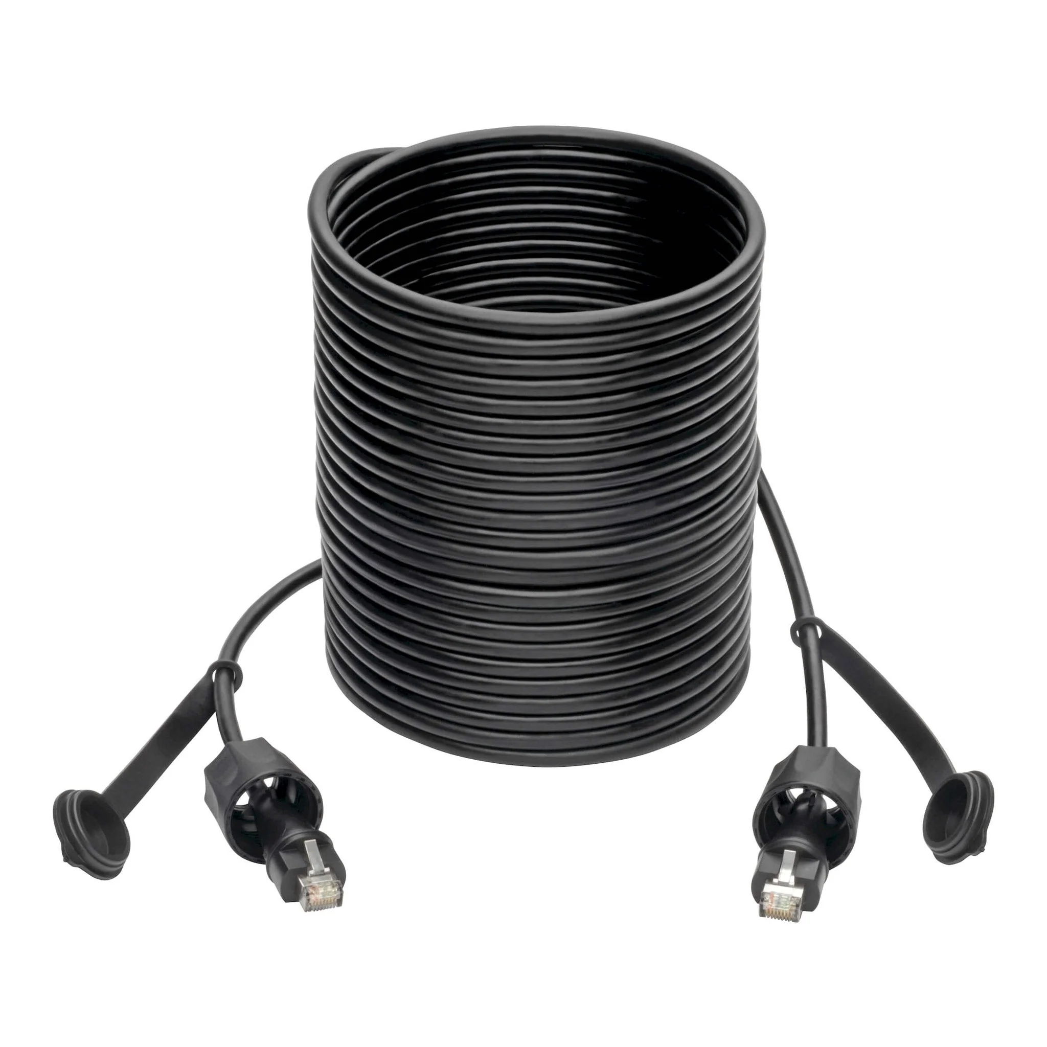 Tripp Lite N206-PC50-IND M/M 26AWG IP68 Industrial RJ45 Cat5e/Cat6 STP Ethernet Cable - 50ft Black - Image 3