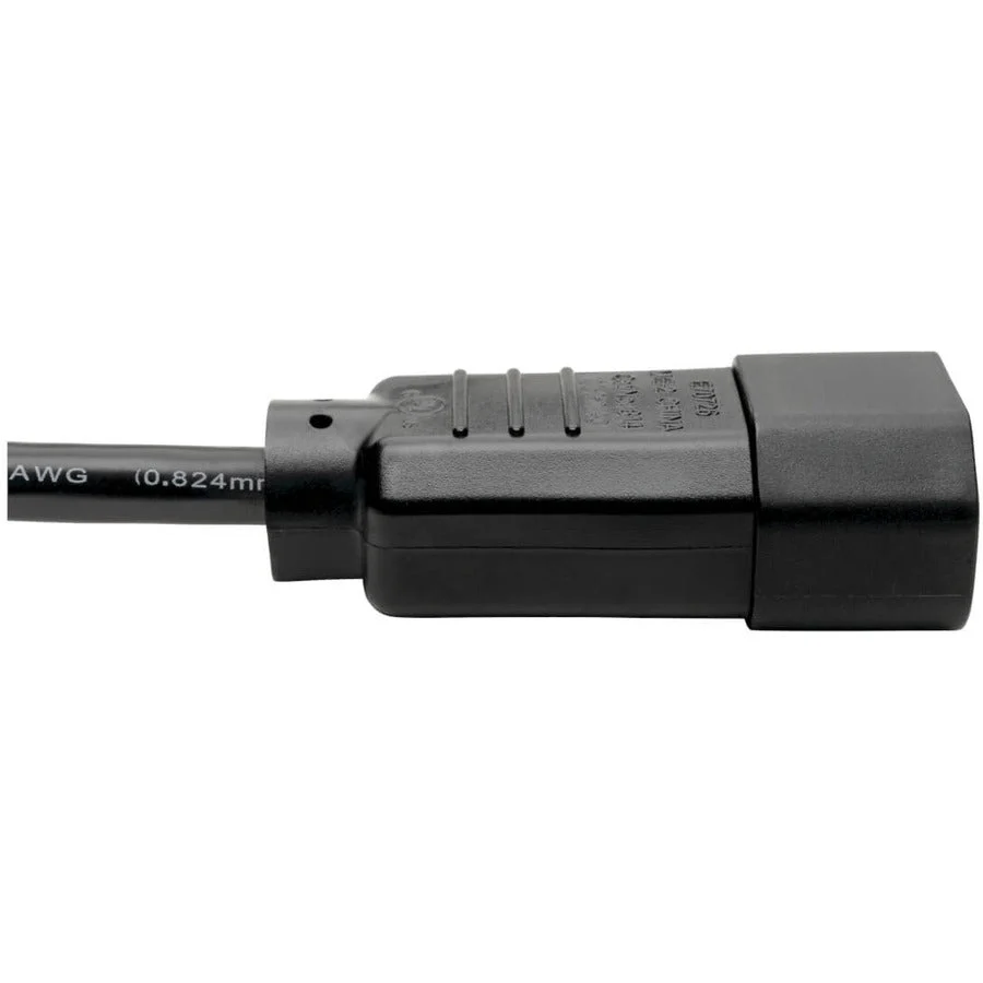 Tripp Lite P004-006 6ft 18AWG 10A Black C13 Female to C14 Male PDU Extension Cord