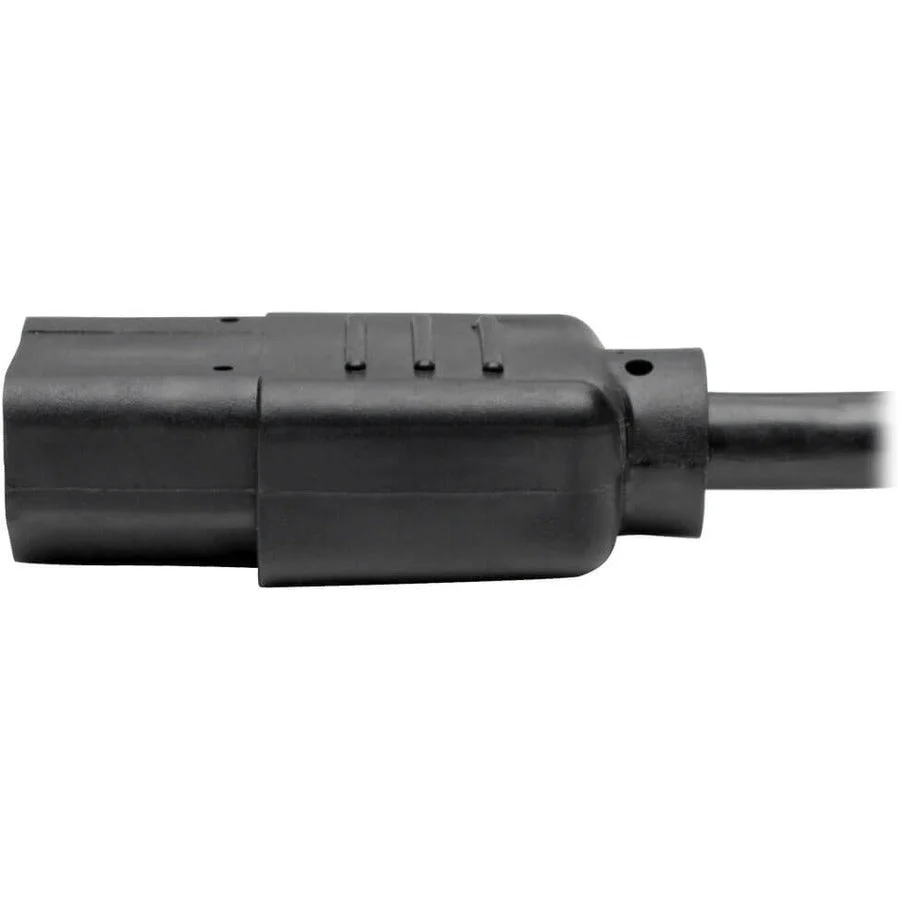 Tripp Lite P006-006 6ft 18AWG 10A Black NEMA 5-15P Male to C13 Female Desktop Computer AC Power Cable - Image 2