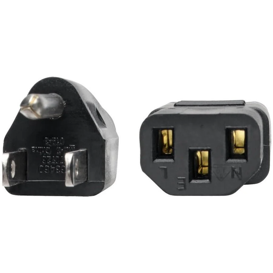 Tripp Lite P006-025 25ft 18AWG 10A Black NEMA 5-15P Male to IEC-320-C13 Female Desktop Computer AC Power Cable - Image 7
