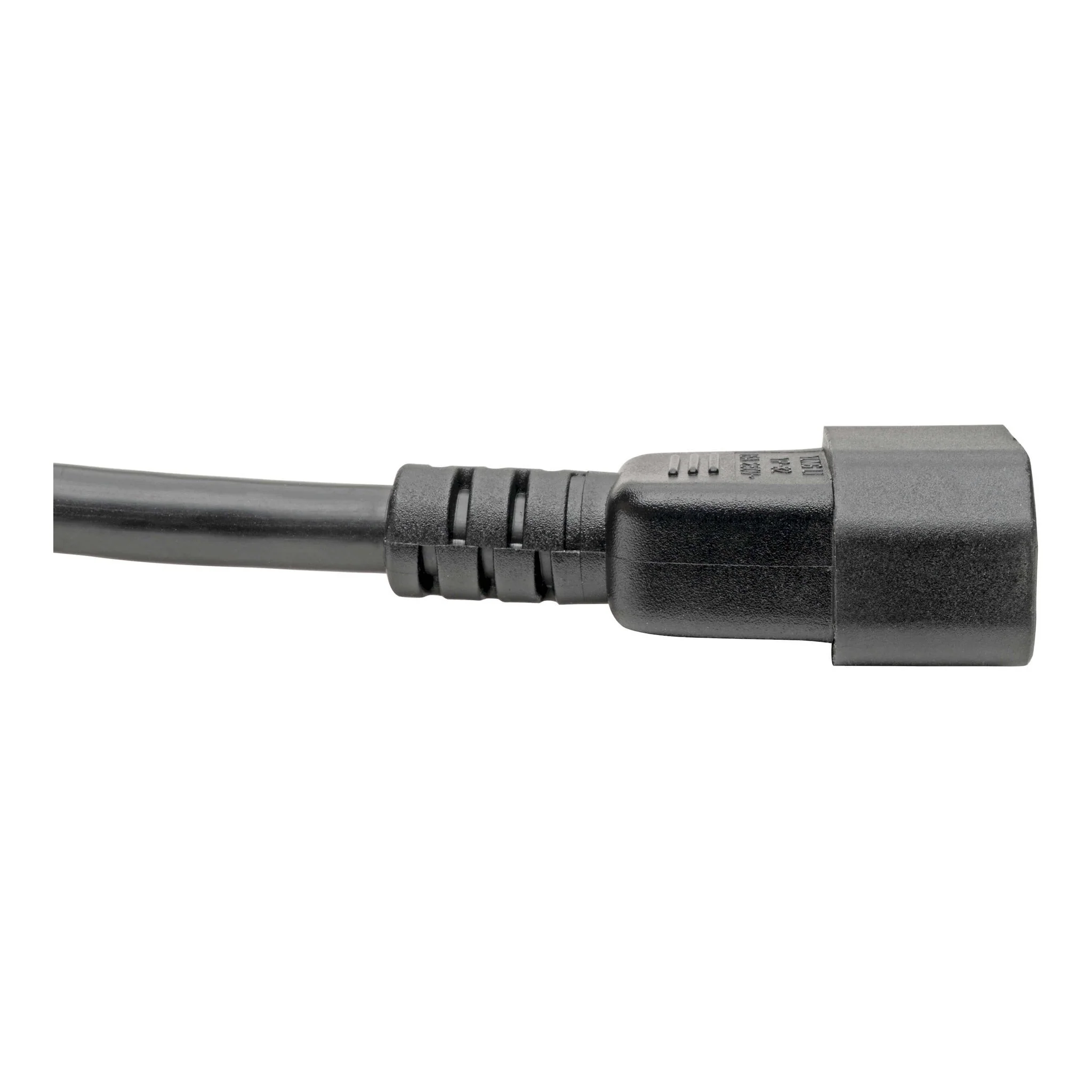 Tripp Lite P047-006 6ft 14AWG 15A 250V Black C19 to C14 Heavy Duty Power Cord - Image 2