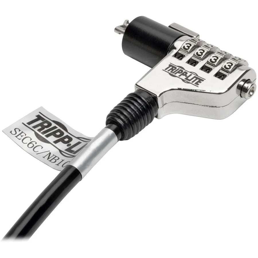 Tripp Lite SEC6C Security Lock for Laptops and Peripherals with 4-Digit Combination and 6 ft. Cable - Image 4