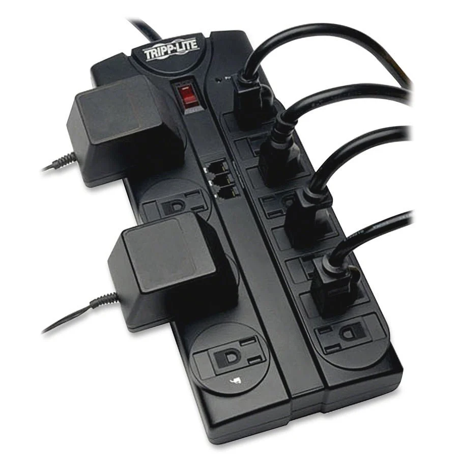 Tripp Lite Surge Protector 12 Outlet 120V RJ11 8ft Cord 2160 Joule - Image 8