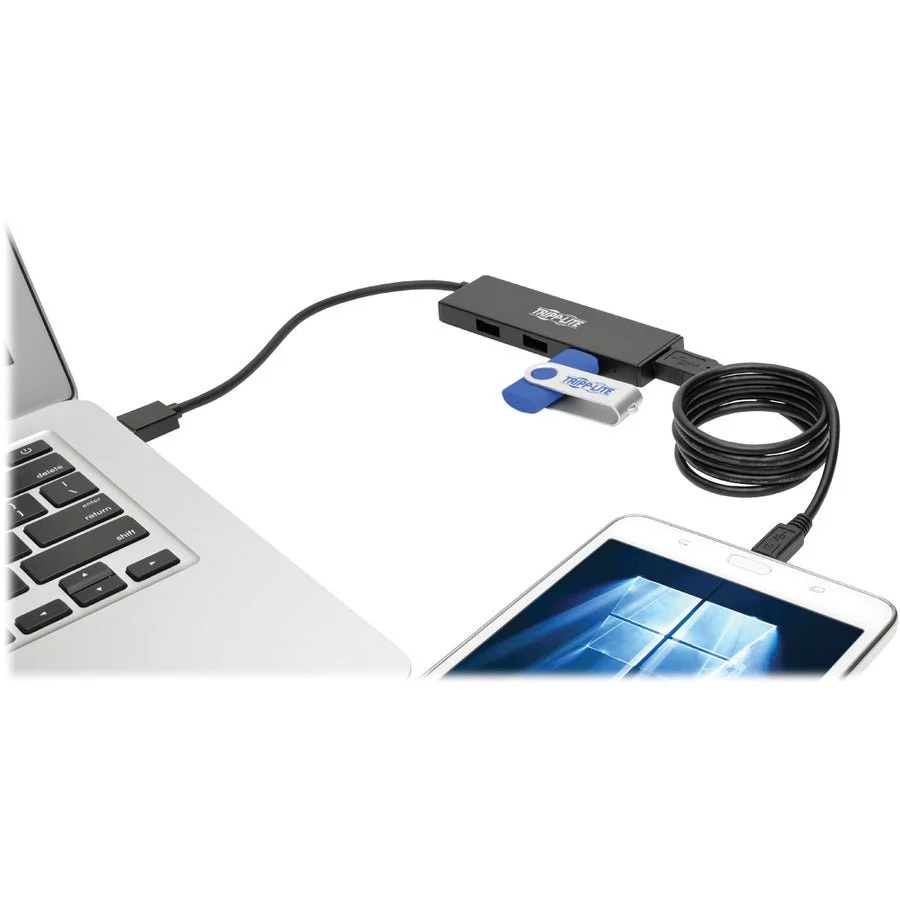 Tripp Lite U360-004-SLIM 4-Port Ultra-Slim Portable USB 3.0 SuperSpeed Hub - Image 5