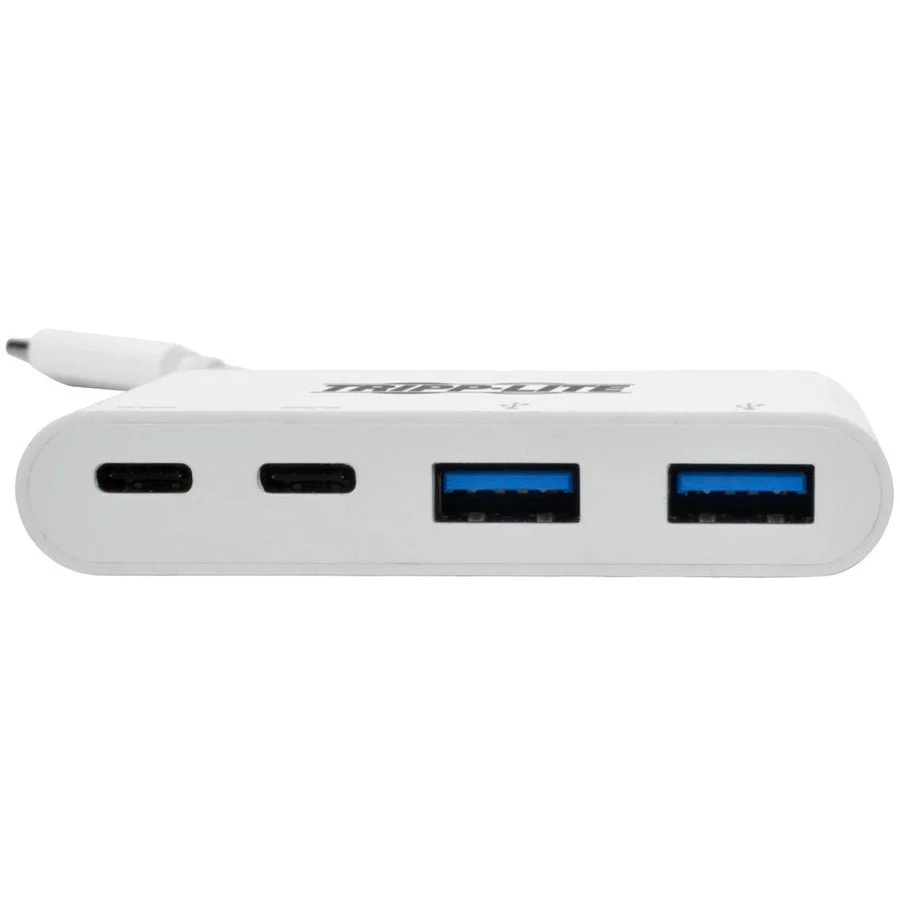 Tripp Lite U460-004-2A2C 4-Port White USB-C 3.0 Hub with Dual USB-C and Dual USB-A Ports - Image 4