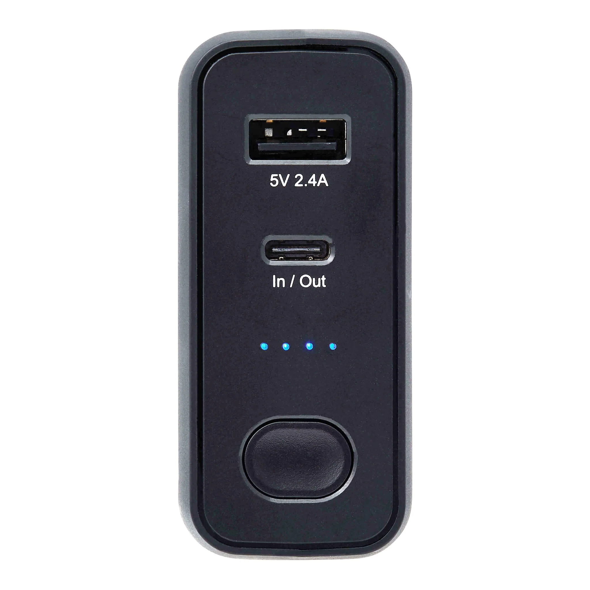 Tripp Lite UPBW-05K0-1A1C 2-Port 5000mAh Portable Mobile Power Bank and USB Battery Wall Charger Combo - Black - Image 2