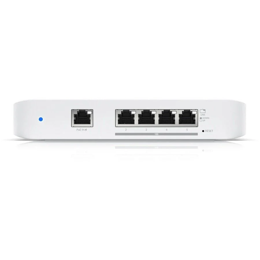 Ubiquiti USW-Flex-XG 4-Port 10GbE 1-Port GbE PoE+ Layer 2 UniFi Switch Flex XG