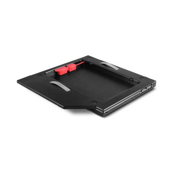 Vantec MRK-HC95A-BK SSD/HDD Aluminum Caddy For 9.5mm ODD Laptop Drive Bay - Image 3